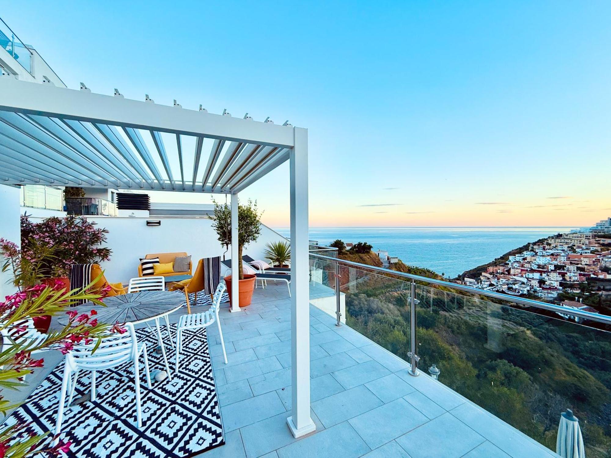 Penthouse Balcon Del Mar 121 Casasol Apartment เนร์คา ภายนอก รูปภาพ
