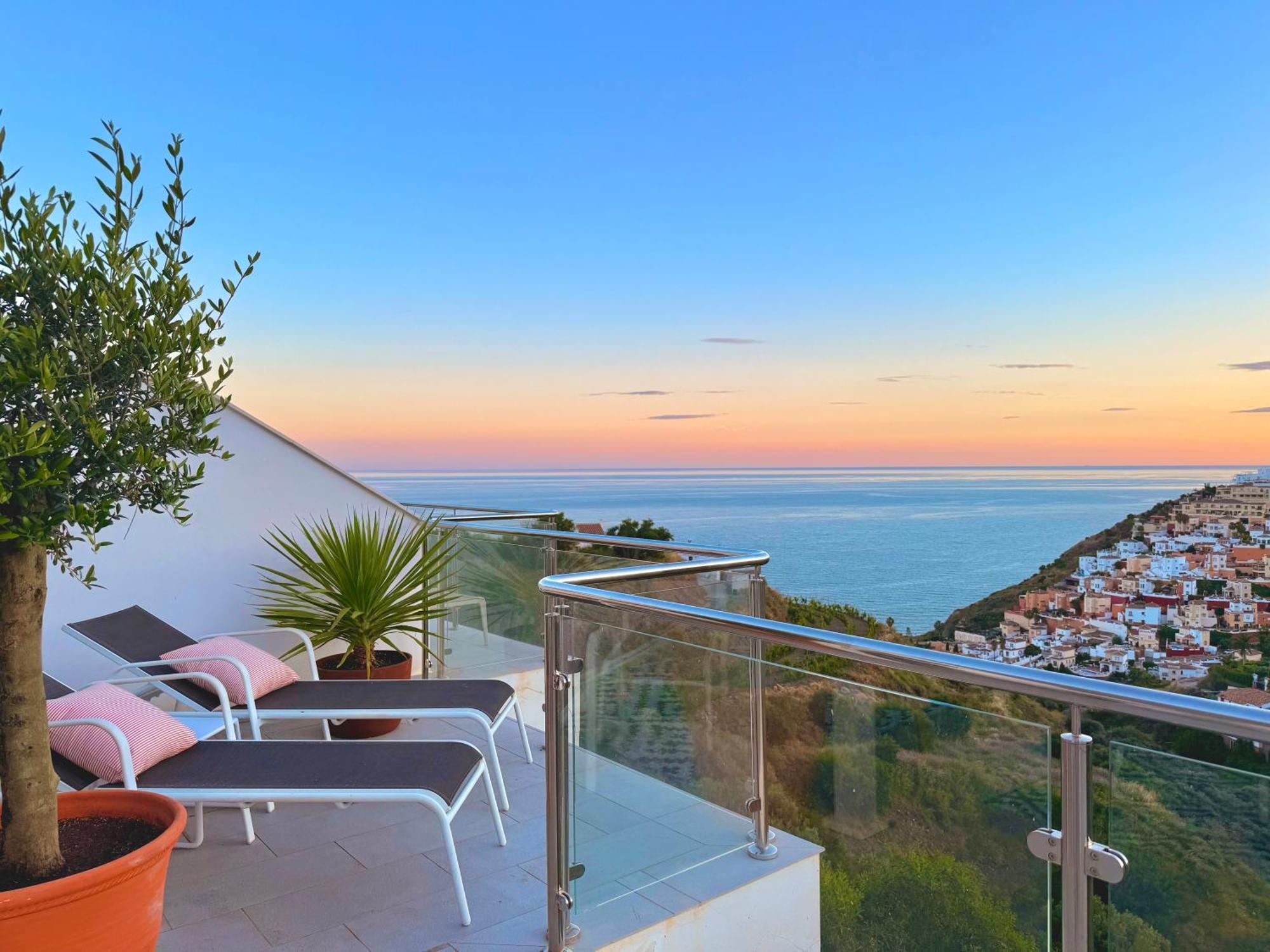 Penthouse Balcon Del Mar 121 Casasol Apartment เนร์คา ภายนอก รูปภาพ